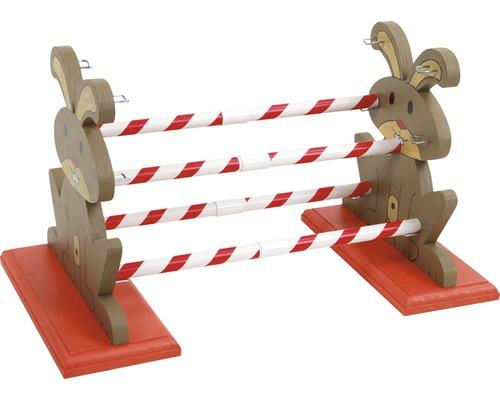 Hindernis für Kaninchen mit Hasenmotiv