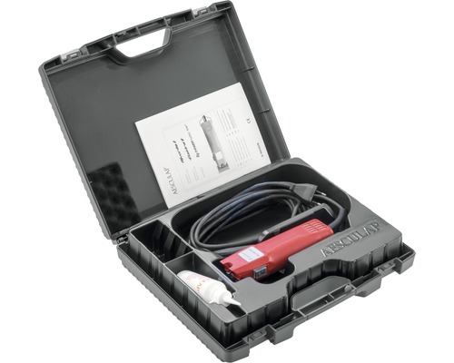 Aesculap Schermaschine im Transportkoffer mit Zubehör