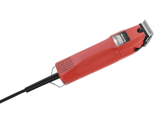 Rote Viehschermaschine mit Netzkabel