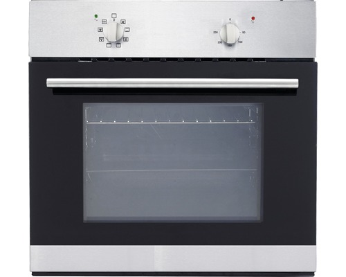 Einbaubackofen mit Glasfront und Bedienknöpfen
