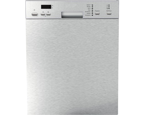 Geschirrspüler aus Metall mit Bedienfeld