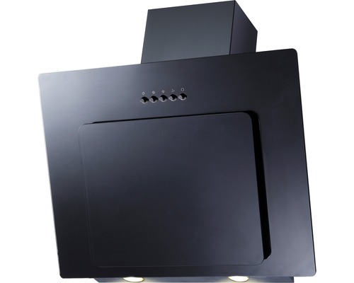 Schwarze Dunstabzugshaube für die Küche