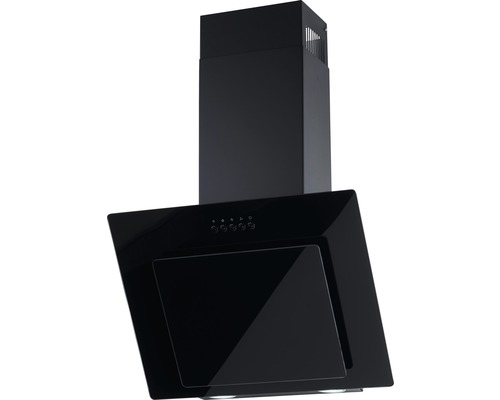 Schwarze Dunstabzugshaube für die Küche