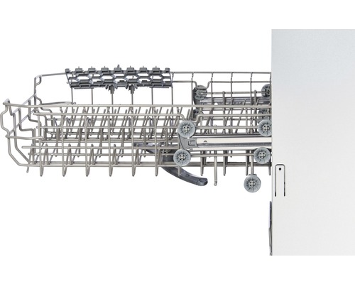 Geschirrspüler mit herausgezogenem Geschirrkorb