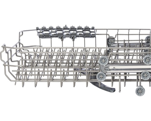Geschirrspülerkorb aus Metall mit Rollen