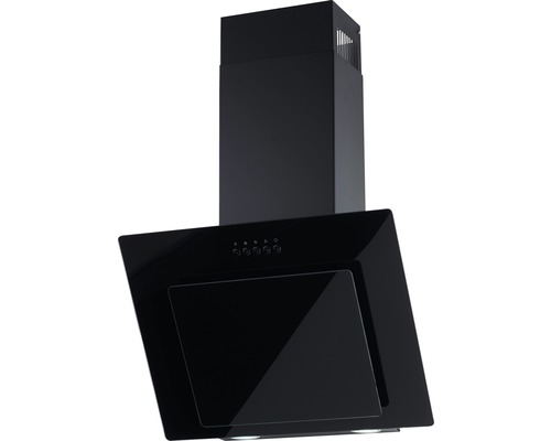 Schwarze Dunstabzugshaube für die Küche