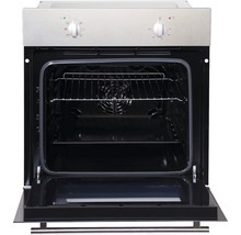 Einbaubackofen mit offener Tür und Grill