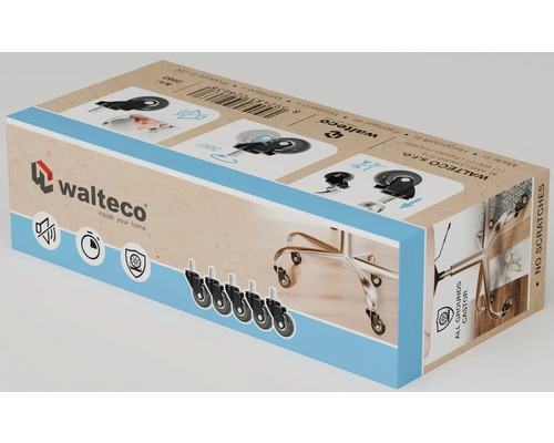Verpackung der WaltEgo Bürostuhlrollen