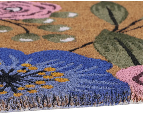 Fußmatte mit Blumendesign