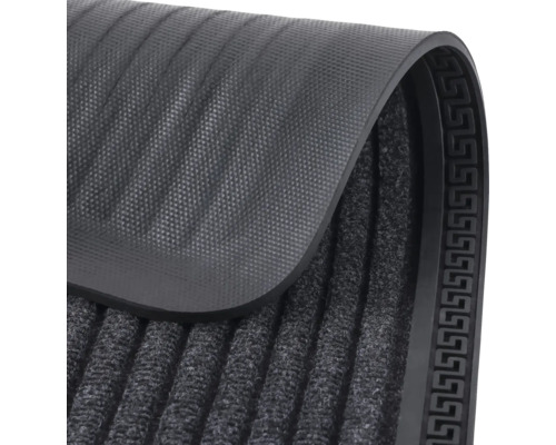 Detailaufnahme einer Fußmatte mit Muster