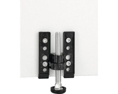 Verstellfuß mit Montageplatten zur Möbelmontage