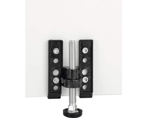 Möbelfuß mit Montageplatte zur Befestigung an Möbeln