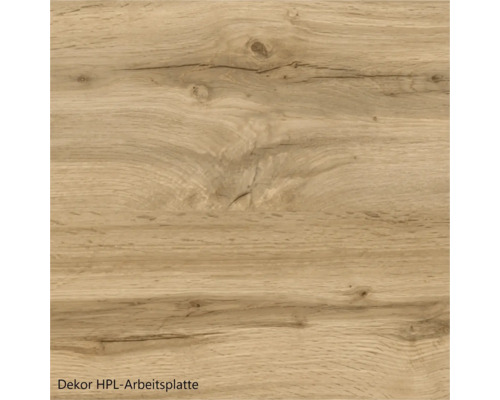 HPL Arbeitsplatte mit Holzdekor