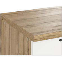 Held Möbel Unterschrank mit Drehtür Lübeck BxTxH 60 x 60 x 86 cm weiß matt zerlegt 416.2.6330