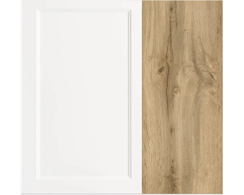 Küchenfront mit Holzdekor