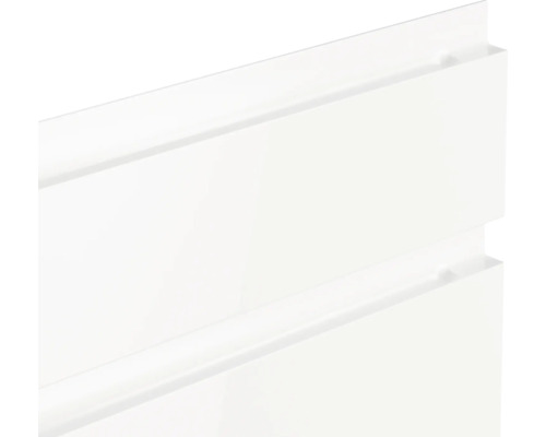 Weiße Kunststoffpaneele zur Wandverkleidung