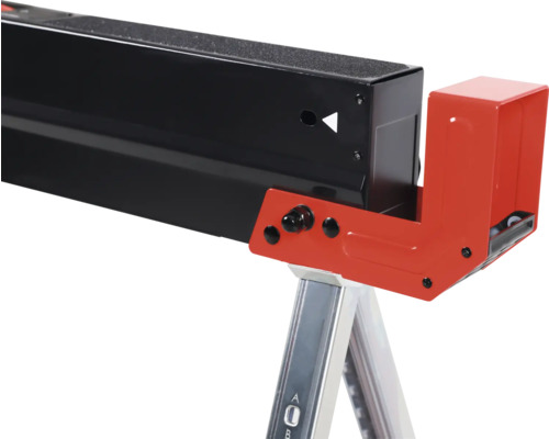 Verstellbarer Rollbock mit Rollenauflage für Werkstatt