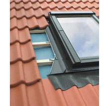 Dachfenster eingebaut in ein Ziegeldach
