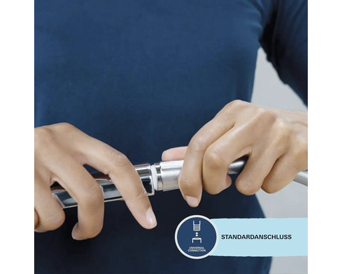 Installation eines Duschschlauchs mit Standardanschluss