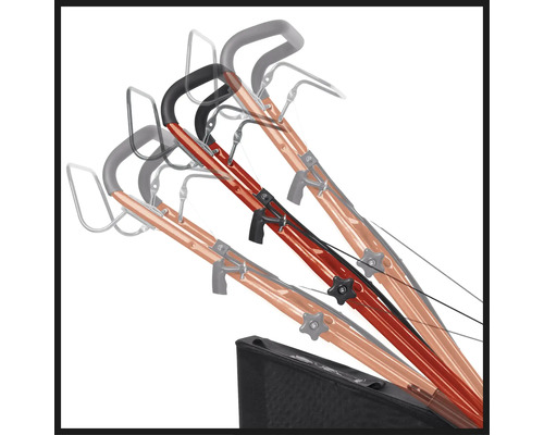 Verstellbarer Führungsholm einer Gartenwalze