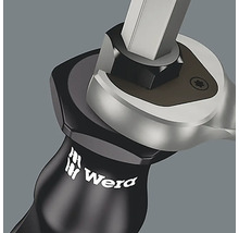 Wera Logo am Griff einer Knarre mit Sechskantaufnahme