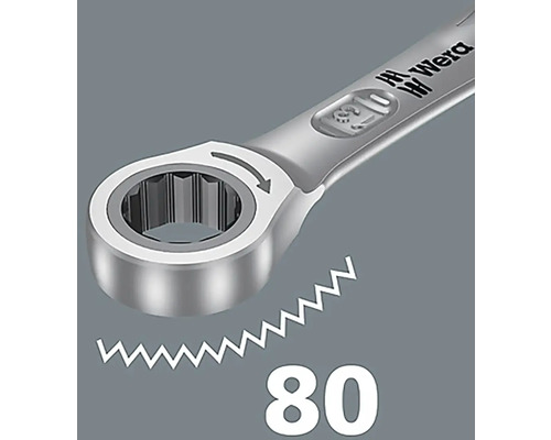 Wera Logo Ringschlüssel mit 80 Zähnen