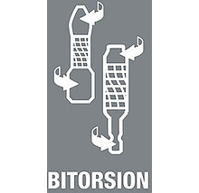 Bitorsion Symbol: Drehmomentabfederung für Schrauberbits