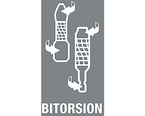 Bitorsion Symbol: Drehmomentabfederung für Schrauberbits