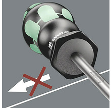 Wera Logo auf Schraubendreher mit Anti-Roll-Symbol
