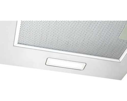 Nahaufnahme einer Dunstabzugshaube mit Metallfilter