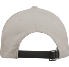 Rückansicht einer Cord-Baseballkappe mit verstellbarem Riemen