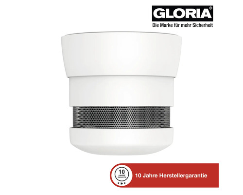 Gloria Rauchmelder mit 10 Jahre Herstellergarantie