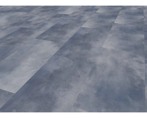 Verlegter Vinylboden mit Betonoptik