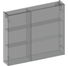 Spiegelschrank Devo Vena 2.0 rechts BxHxT 80x70x15 cm structure stone grey