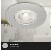 Deckeneinbaustrahler in Chrom-Matt Optik