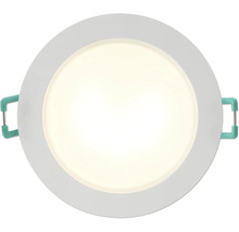 Runde LED-Einbauleuchte mit Befestigungsclips