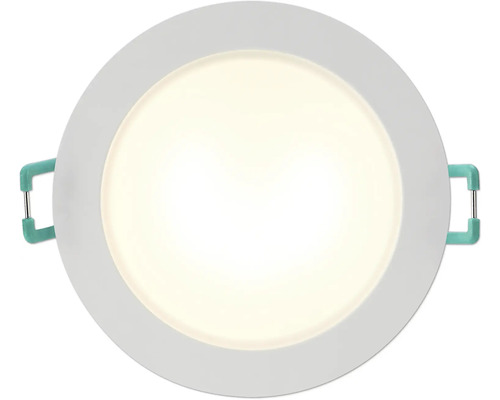 Runde LED-Einbauleuchte mit Befestigungsclips