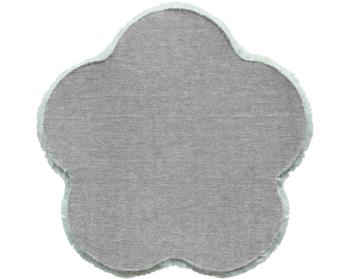 Blumenförmiger Teppich