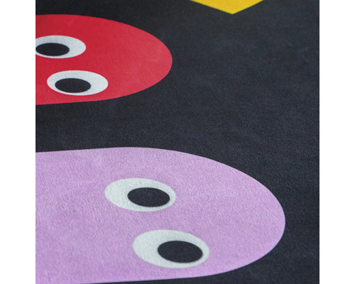 Detailansicht einer Fußmatte mit Tiermotiv