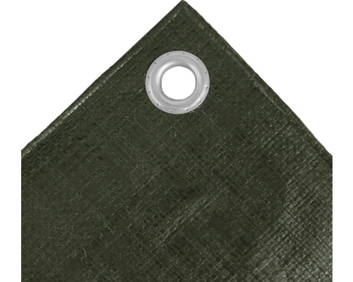 Detail einer Abdeckplane mit Öse