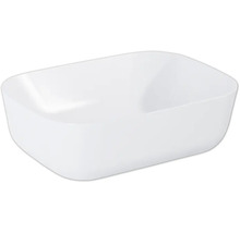 Jungborn Aufsatzwaschbecken NONUS DECEM 455 x 325 mm weiß glänzend