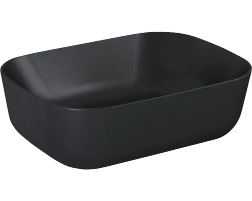 Rechteckige Aufsatzwaschschale aus Keramik