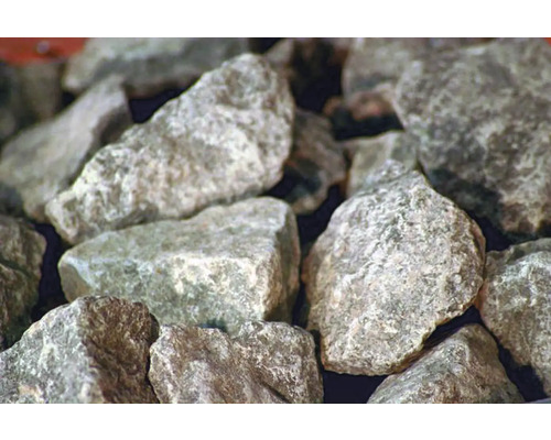 Nahaufnahme von grauen Pflastersteinen