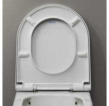 Geöffneter Toilettensitz mit Duravit Logo