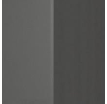 Held Möbel Küchenzeile mit Geräten Mailand 290 cm Frontfarbe grau Hochglanz Korpusfarbe graphit-thumb-7