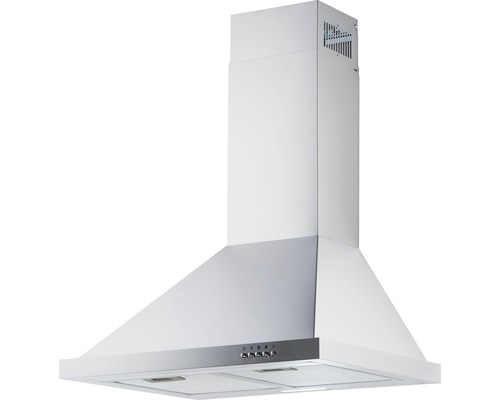 Weiße Dunstabzugshaube für die Küche