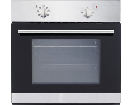 Einbaubackofen mit Glastür und Drehknöpfen