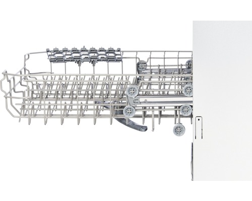 Geschirrspülerkorb aus Metall mit Rollen