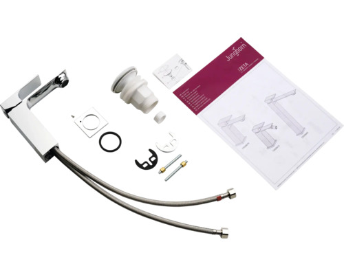 Jungborn Zeta Waschtischarmatur und Zubehör