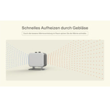 Mill Heizlüfter mit Gebläse für schnelles Aufheizen